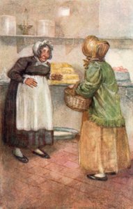 Ilustración de La abadía de Northanger de Jane Austen de Arthur Wallis Mills